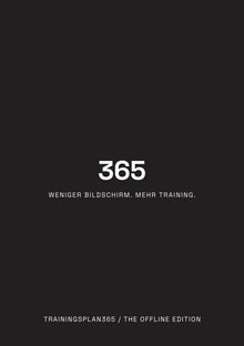 TRAININGSPLAN 365 – 3 Tage: Umschlagrückseite