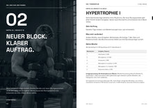 TRAININGSPLAN 365 – 3 Tage: Hypertrophie I